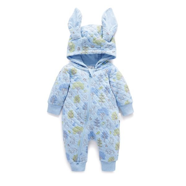 Bunny Quilted Growsuit